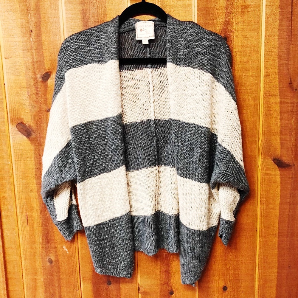 Pink Rose Blue and Cream Parachute Knit Sweater